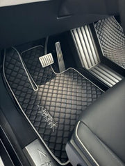 Cybertruck Waterproof Custom Car Mat Cybertruck Floor Mats Leather Front Rear Carpet Liner Cybertruck Car Floor Mats Set