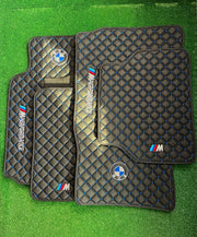 BMW M PERFORMANCE E46 (All Models) Car Floor Mats Set All BMW M PERFORMANCE model Waterproof Custom Car Mat Set M Performance Logo Custom Car Mats