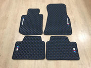 BMW M PERFORMANCE E30 (All Models) Car Floor Mats Set All BMW M PERFORMANCE model Waterproof Custom Car Mat Set M Performance Logo Custom Car Mats