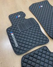 BMW M PERFORMANCE E30 (All Models) Car Floor Mats Set All BMW M PERFORMANCE model Waterproof Custom Car Mat Set M Performance Logo Custom Car Mats
