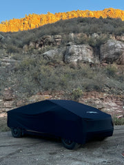 Tesla Cybertruck Car Cover , Cybertruck Car Protector with 2 Logo, Breathable/Soft/Elastic Cybertruck Cover