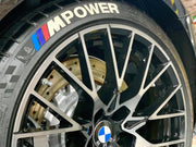M Power Tire Letters,M Power TIRE STICKERS | Tire Lettering M Power Car Tire Sticker