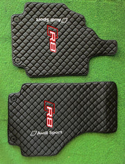 Audi All Models Waterproof Custom Car Audi Floor Mats Leather Front Rear Carpet Liner Audi Car Floor Mats Set