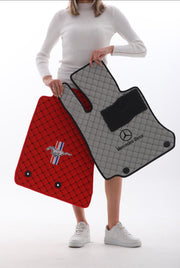 Bentley All Models Waterproof Custom Car Bentley Floor Mats Leather Front Rear Carpet Liner Bentley Car Floor Mats Set