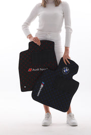 Bentley Waterproof Custom Car Bentley Floor Mats Leather Front Rear Carpet Liner Bentley CAR Floor Mats