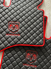 Dodge RAM Waterproof Custom Car Mat DODGE Floor Mats Leather Front Rear Carpet Liner Dodge RAM Car Floor Mats Set