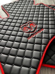 Dodge RAM Waterproof Custom Car Mat DODGE Floor Mats Leather Front Rear Carpet Liner Dodge RAM Car Floor Mats Set