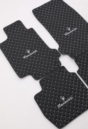 Maserati Levante Custom Car Floor Mats Leather Front Rear Carpet Liner Maserati Levante Car Floor Mats Set