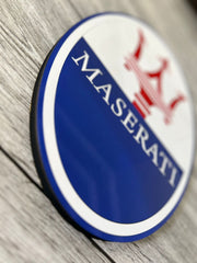 Maserati Wall Decor Maserati Wood Sign Maserati Motor Vehicle Wall Plaque Maserati Wall Art