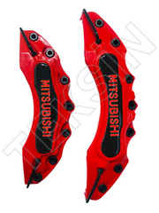 4 Pcs MitsuBishi Caliper Cover 3D Brake Style Disc MitsuBishi Brake Caliper Cover Universal MitsuBishi Caliper Cover