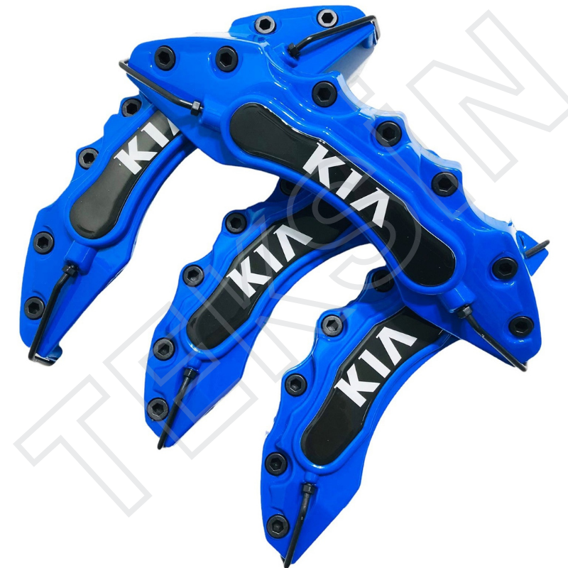 4 Pcs Kia Caliper Cover 3D Brake Style Disc Kia Brake Caliper Cover Universal Kia Caliper Cover
