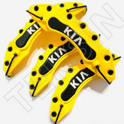 4 Pcs Kia Caliper Cover 3D Brake Style Disc Kia Brake Caliper Cover Universal Kia Caliper Cover