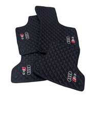 Audi S3 All Models Waterproof Custom Car Audi S3 Floor Mat Leather Front Rear Carpet Liner Audi S3 Car Floor Mats Set