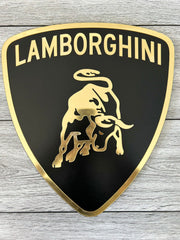 Lamborghini Wall Decor Lamborghini Wood Sign Lamborghini Motor Vehicle Wall Plaque Lamborghini Wall Art