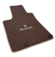 Maserati All Models Waterproof Custom Car Maserati Floor Mats Leather Front Rear Carpet Liner Maserati Car Floor Mats Set