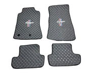 Ford Mustang 1964-2024 Car Floor Mats, Diamond Leather Mustang Car Mat