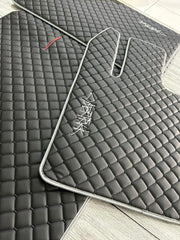 Cybertruck Waterproof Custom Car Mat Cybertruck Floor Mats Leather Front Rear Carpet Liner Cybertruck Car Floor Mats Set