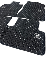 Honda Waterproof ALL Model Custom Car Honda Floor Mats Leather Front Rear Carpet Liner Honda CAR Floor Mats