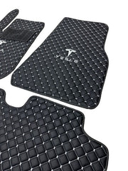 Tesla All Models Waterproof Custom Car Tesla Floor Mats Leather Front Rear Carpet Liner Tesla Car Floor Mats Set