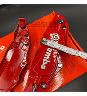 Brembo Metal Caliper Cover, 2pc Universal Caliper Cover Brembo, Red & Gold Brake Caliper Cover