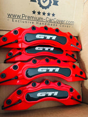 Gti Brake Caliper Cover Brake Caliper RED and Black Gti Gti Brake Caliper Cover Disc +17inch