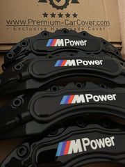 M POWER Brake Caliper Cover 4x Brake Caliper Cover Front Rear Wheels M POWER M3 Caliper Cover