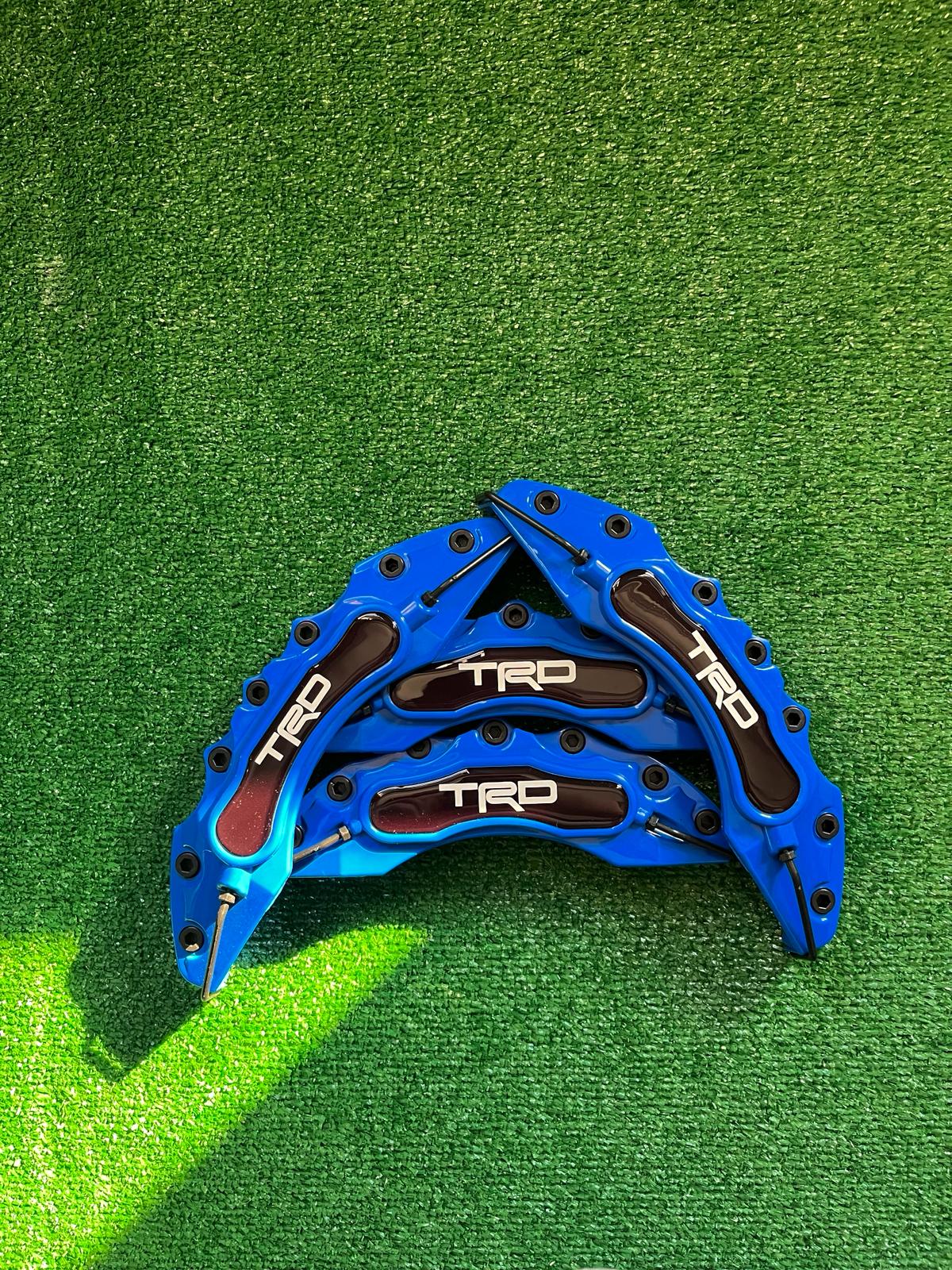 4 Pcs TRD Caliper Cover 3D Brake Style Disc TRD Brake Caliper Cover Universal TRD Caliper Cover