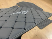 Bentley All Models Waterproof Custom Car Bentley  Floor Mats Leather Front Rear Carpet Liner Bentley Car Floor Mats Set