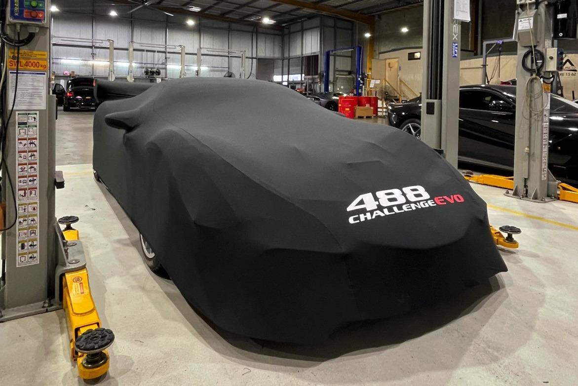 FERRARI CHALLENGE EDITION Ferrari 458 Challenge Evo Car Cover Ferrari 458 Car Protector