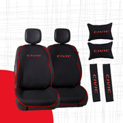 Honda Seat Cover Set Embroidered Jacquard Woven Car Cushion and Comfort Set Honda Seat Cover Set