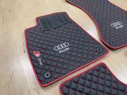 AUDI SLINE Car Floor Mats Set All AUDI SLINE Models Waterproof Custom Car mat set Audi Tailor Fit Mats Set