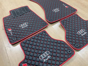 AUDI SLINE Car Floor Mats Set All AUDI SLINE Models Waterproof Custom Car mat set Audi Tailor Fit Mats Set